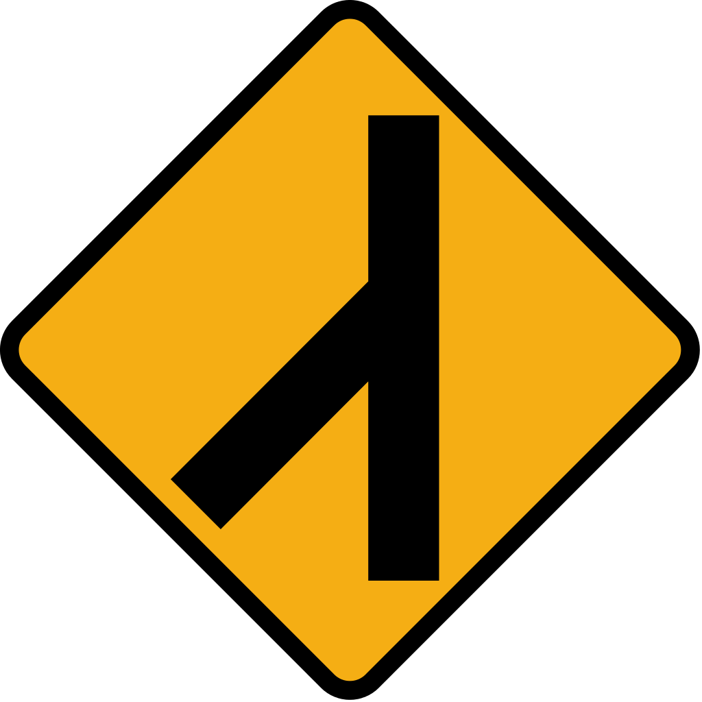Diamond - Traffic Merging From Left (2000x2000)