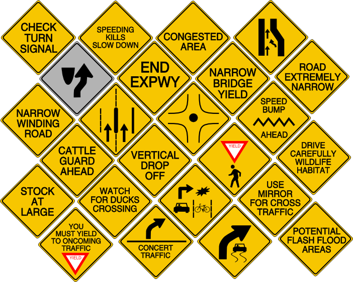 Weird Sign Collection Pt 1 By Metalpikachu3500 - Triangle (702x562)