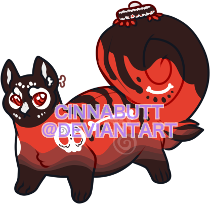 Dia De Los Muertos Dessert By Cinnadog - Companion Dog (415x403)