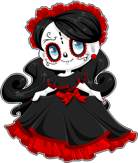 Feliz Dia De Los Muertos By Myxophobia - Illustration (500x581)
