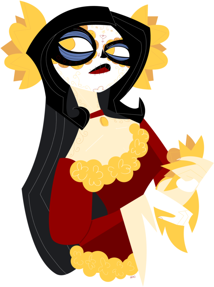 Deviantart Is The World's Largest Online Social Community - La Muerte Book Of Life Art (777x1029)