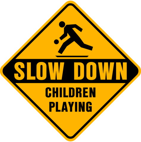 Children Playing Slow Down - El Hormiguero Logo Png (475x480)