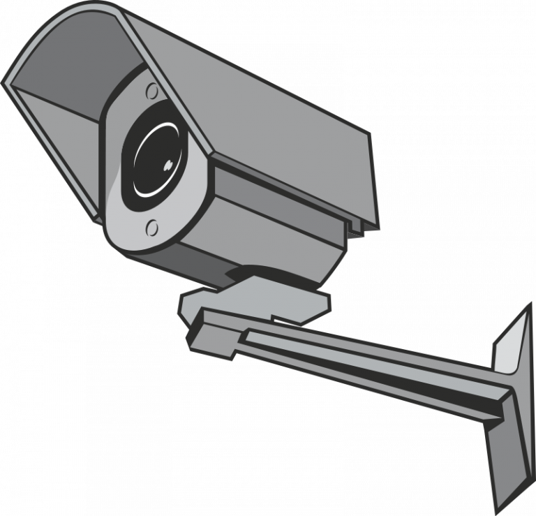 Security Camera Clipart Surveillance Camera Clipart - Surveillance Camera Clipart (768x739)