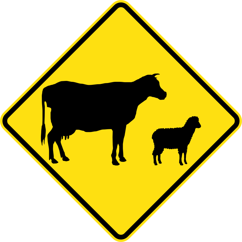 Australia Road Sign W5-38 - Double Arrow Sign Meaning (816x816)