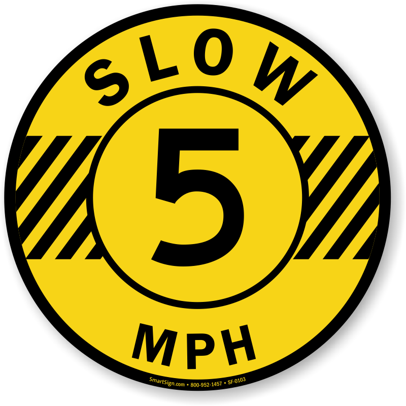 Speed - Forklift Speed Limit (800x800)