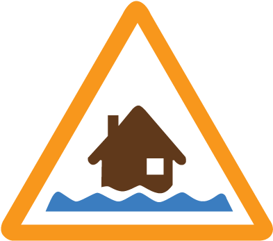 As Of April 2017, Only 15% Of The - Flood Alert Png (424x380)