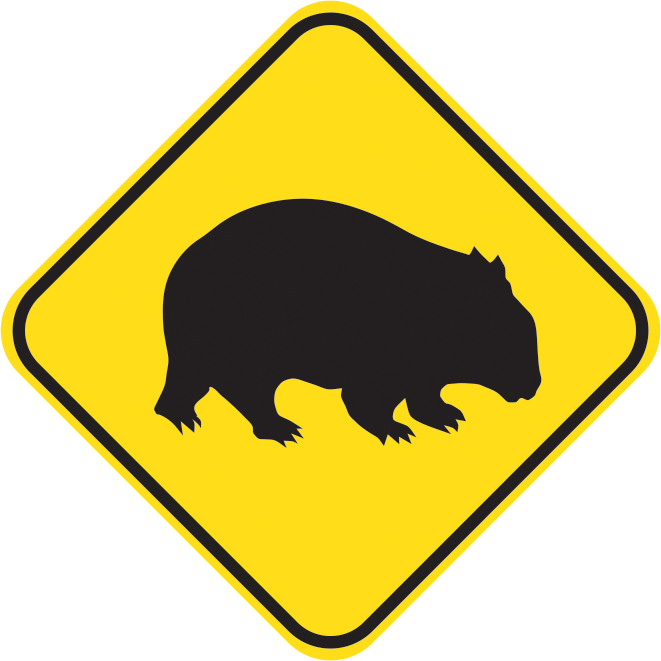 Wildlife Sign - Road Signs In Jamaica (661x661)
