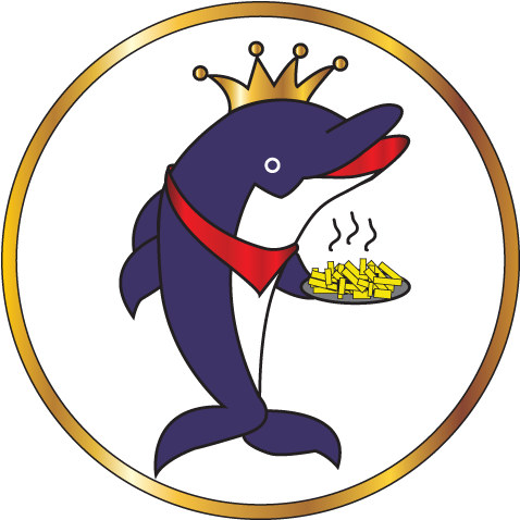 Dolphin Supper Bar, Halton Road Runcorn, Chinese Take - Dolphin Chippy Logo Runcorn (510x514)