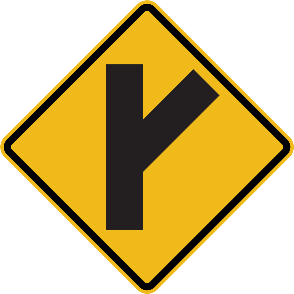 Priority Signs Traffic Sign Warning Sign Truck - Road Signs Arrow (1024x1024)