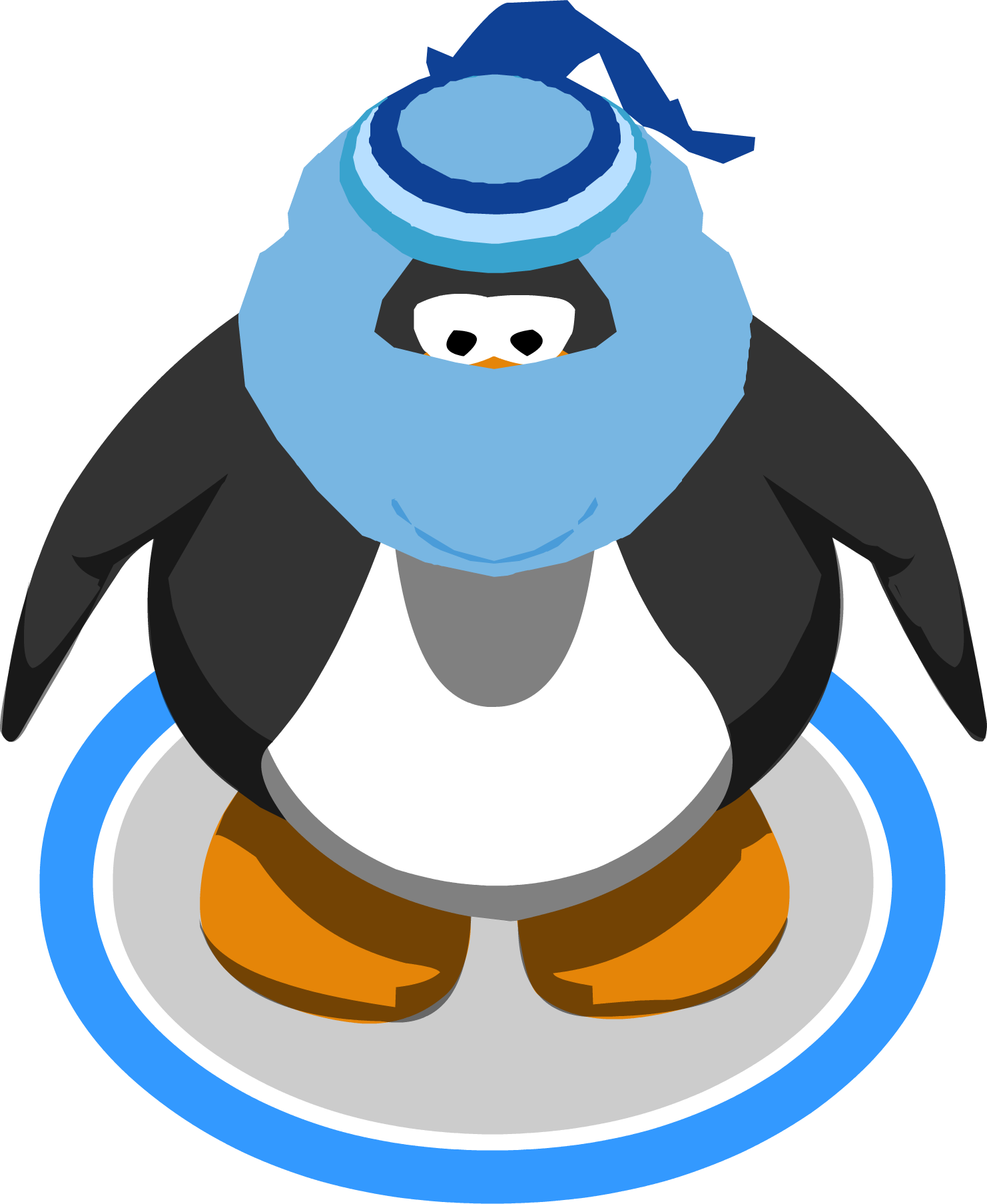 Torrent Mask Ig - Club Penguin Umbrella Hat (1482x1807)