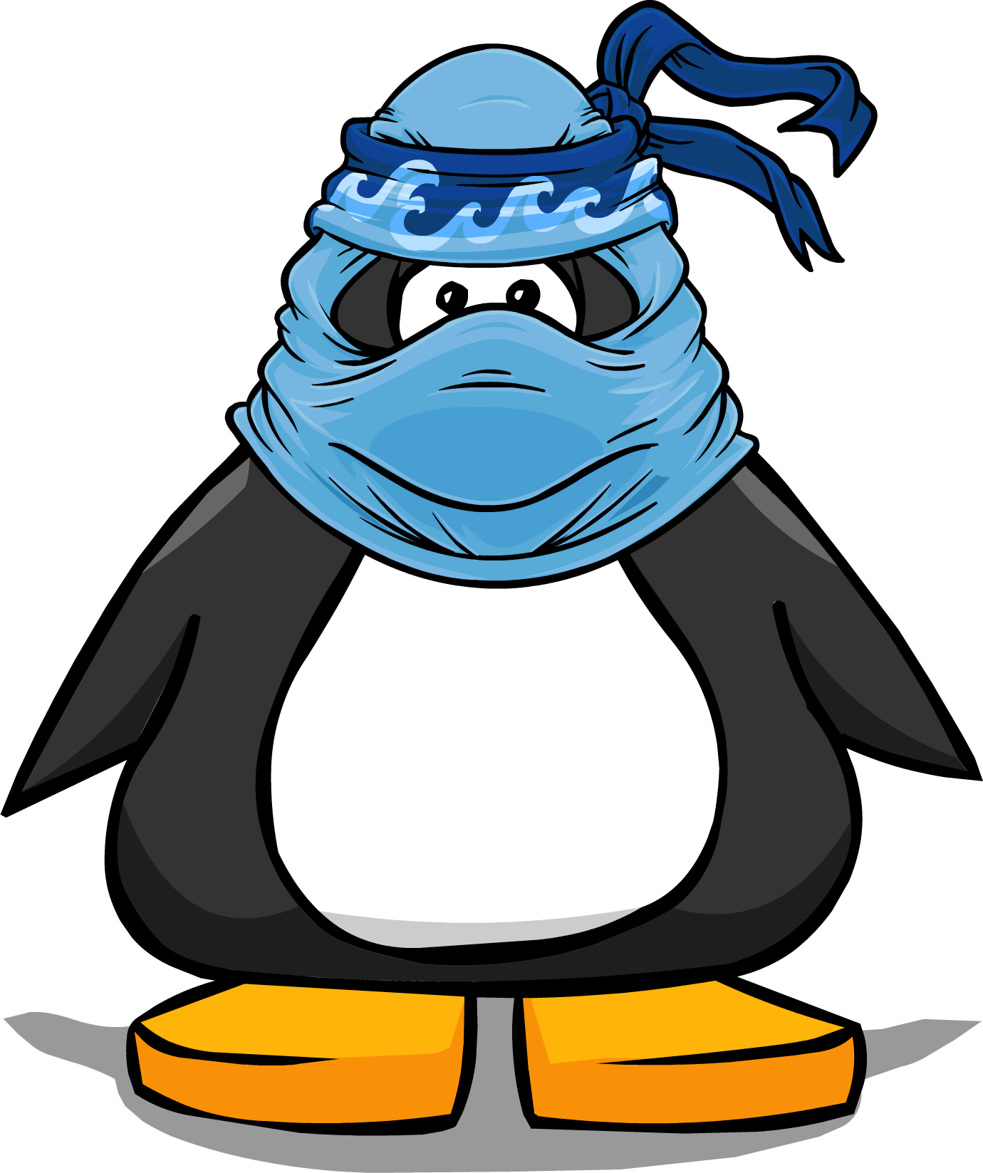 Torrent Mask Pc - Club Penguin Ninja Mask (1380x1647)