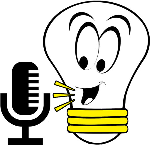 We Have Access To A Great Team Of Voice Over Artists - Cartoon Light Bulb Black And White (561x524)