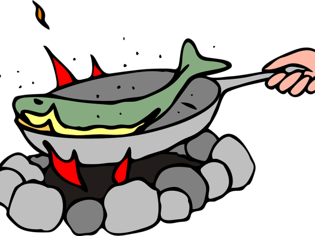 Fire Clipart Fish - Have Bigger Fish To Fry (640x480)