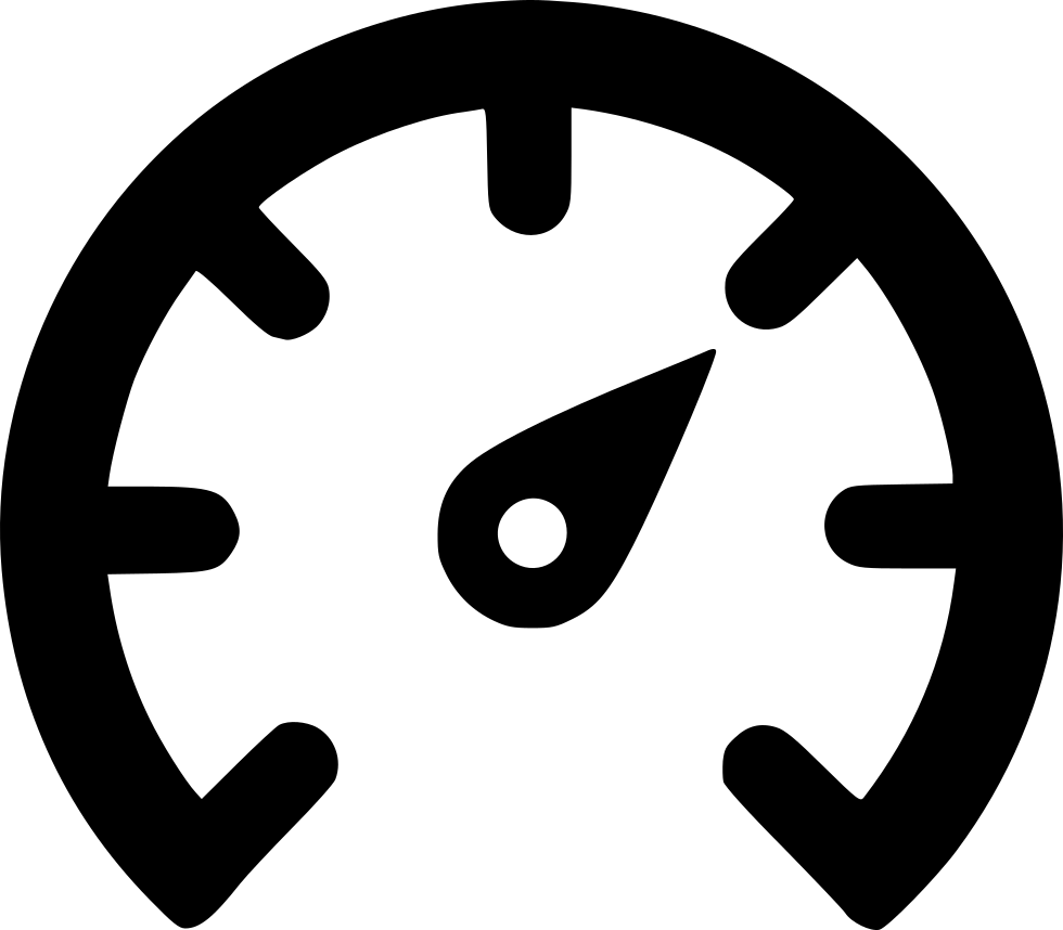 Speed Meter Outline Comments - Speed Meter Icon Png (980x858)