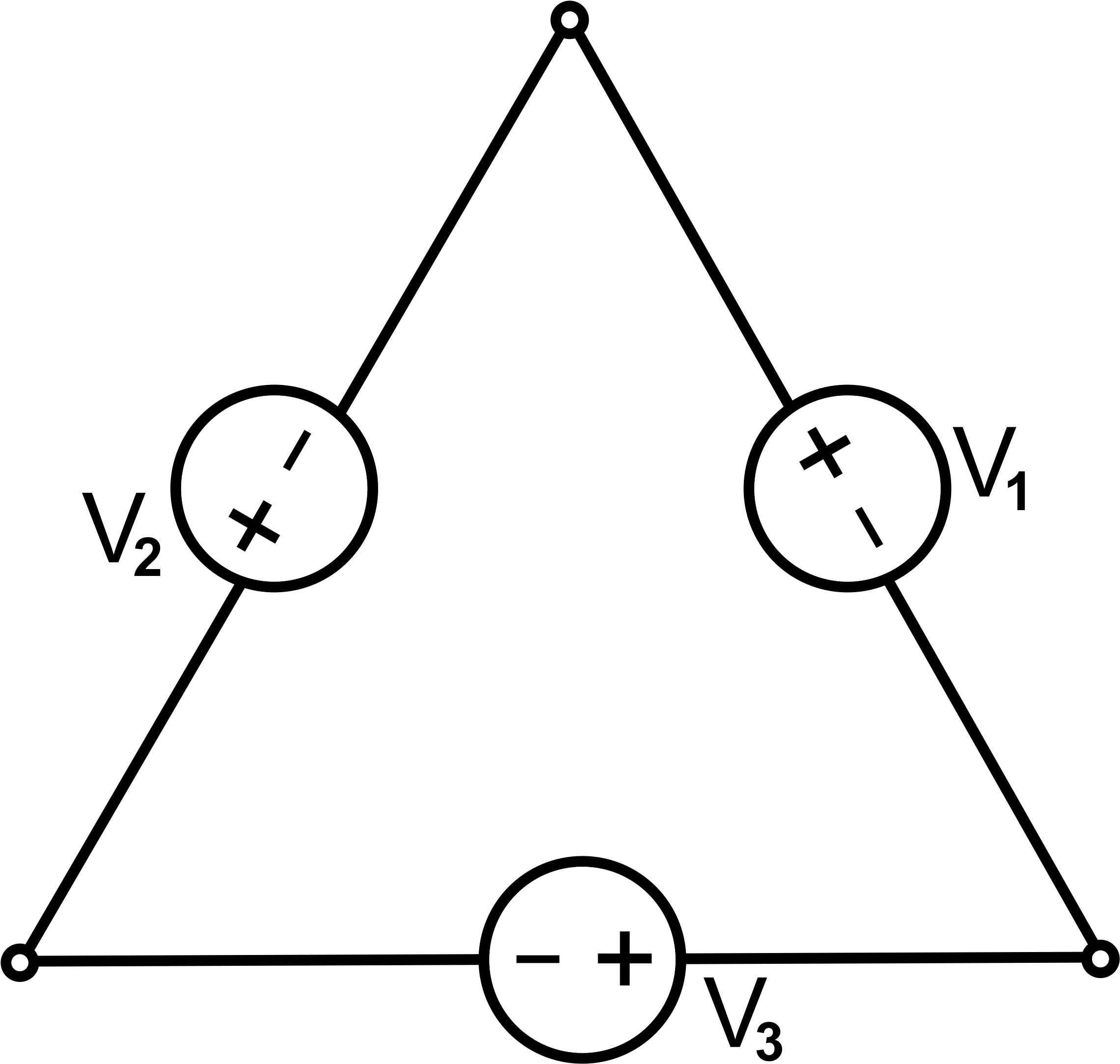 Clipart A Three Phase Electric Power Source Connected - Electricity (2400x3394)