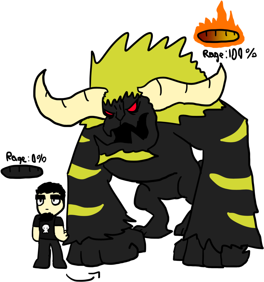 Rage Meter By Thedragon-king - Cartoon (1024x1024)