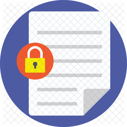 Confidential File Icon - Template (512x512)