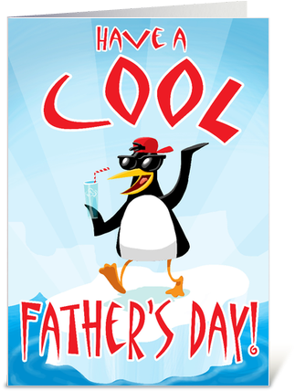 Cool Father's Day - Glückliches Father' S-tagesvati Postkarte (435x429)