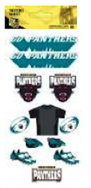 Penrith Panthers Nrl Temporary Team Tattoos - Melbourne Storm Nrl Temporary Team Tattoo Sheet (570x612)