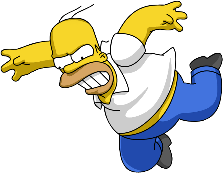 Homer Simpson Milhouse Van Houten Bart Simpson D'oh - Homer Simpson Angry (783x612)