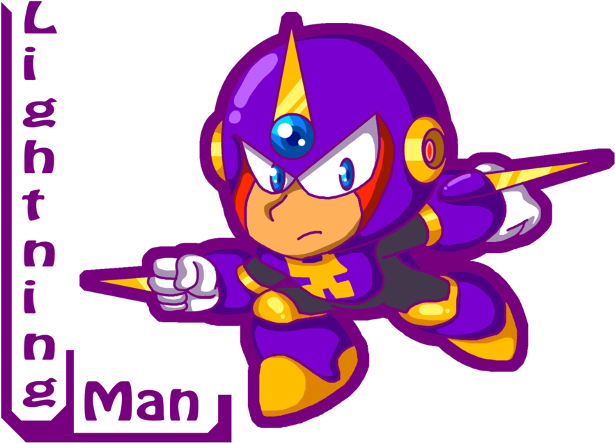 Lightningman - Mega Man Lightning Man (900x654)