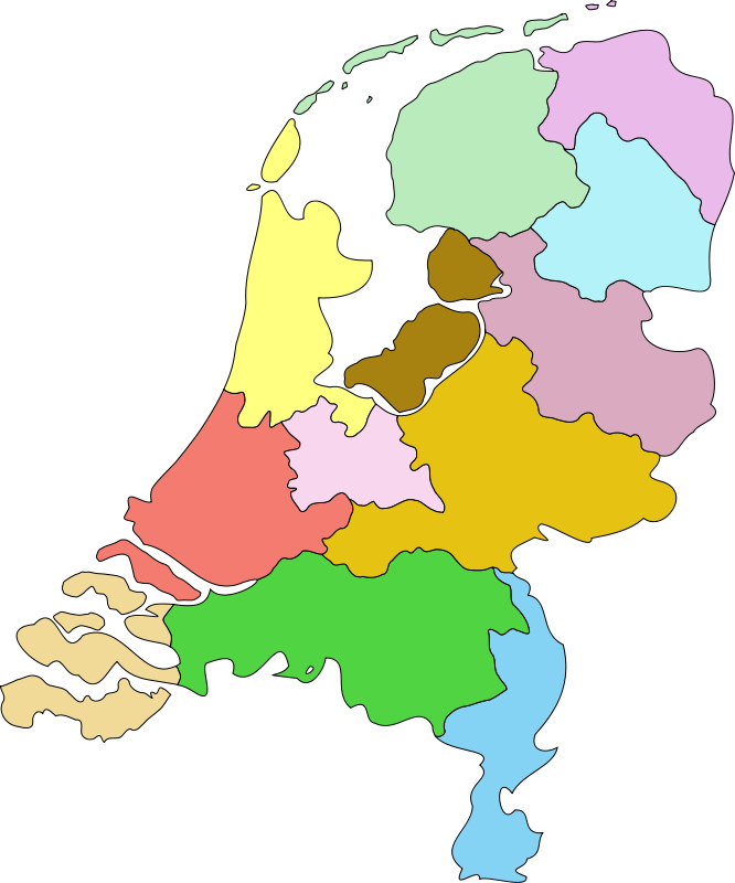 Get Notified Of Exclusive Freebies - Netherlands Map (666x800)
