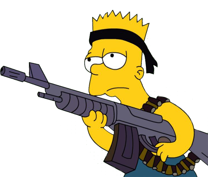 Bart Simpson Homer Simpson Milhouse Van Houten Ned - Imagenes Sin Fondo De Los Simpson (721x612)