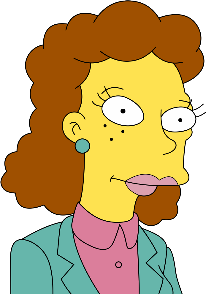 Bart Simpson Edna Krabappel Milhouse Van Houten Nelson - Bart Simpson Edna Krabappel Milhouse Van Houten Nelson (1000x1000)