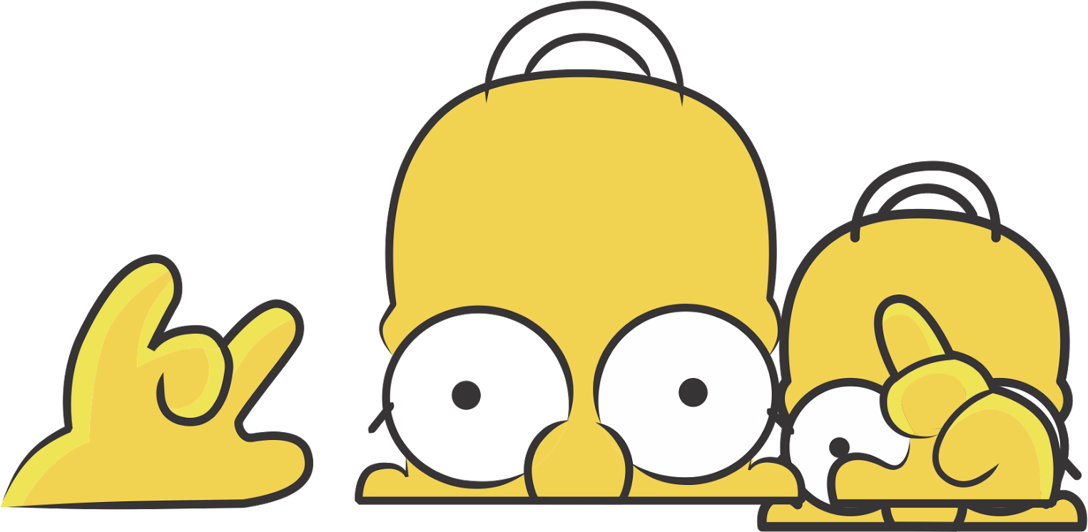 Homer Simpson Bart Simpson Nelson Muntz Milhouse Van - Homer Simpson Bart Simpson Nelson Muntz Milhouse Van (1600x1136)