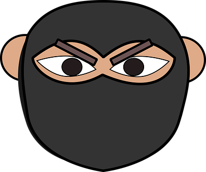 Dress-up Head Head Ninja Ninja Ninja Ninja - Cabeza De Ninja (406x340)