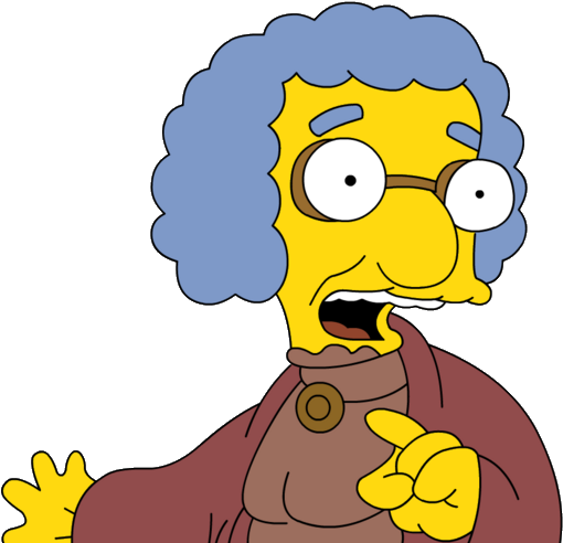 Nana Sophie - Simpsons Grandma Van Houten (600x600)