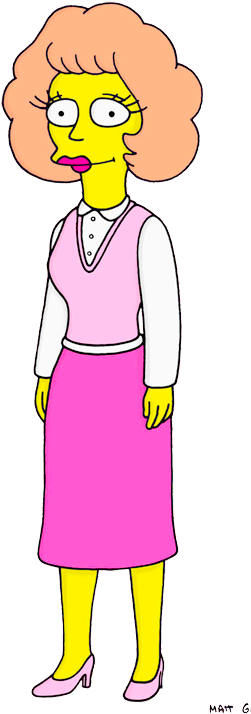 Milhouse Van Houten The Simpsons Springfield Bound - Maude Flanders (293x738)