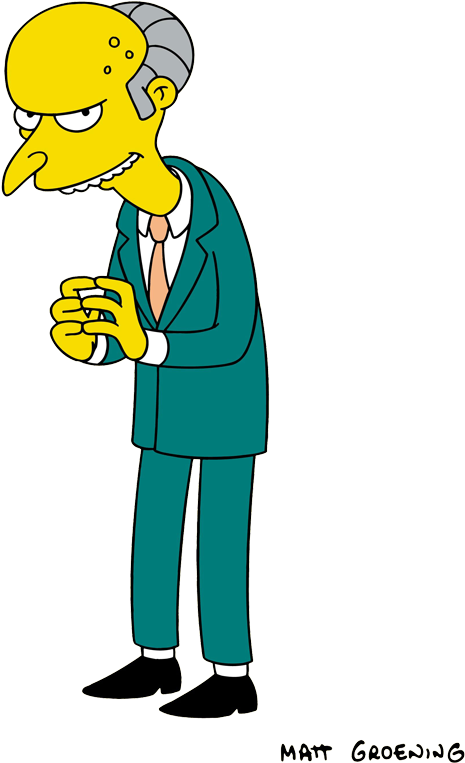 Milhouse Van Houten - Mr Burns (593x800)