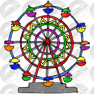 Ferris Wheel Picture - Ferris Wheel Clip Art (380x380)