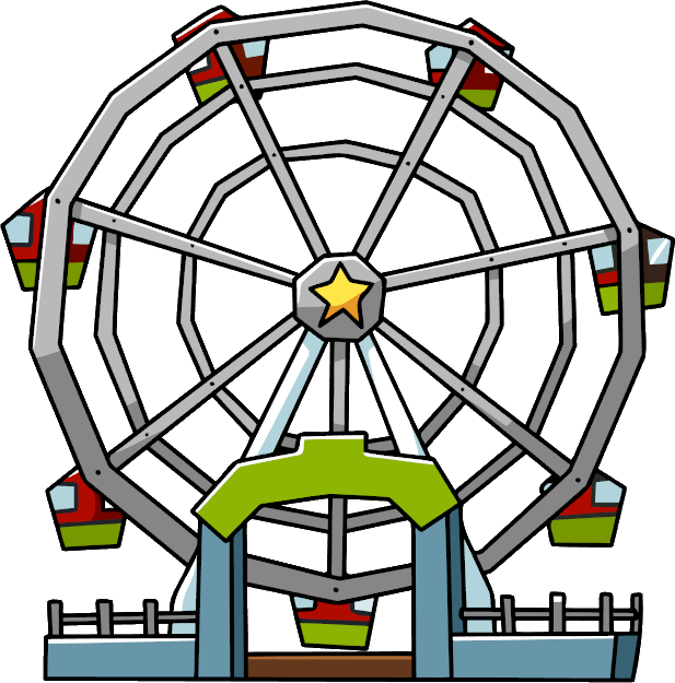 Ferris Wheel - Portable Network Graphics (617x625)