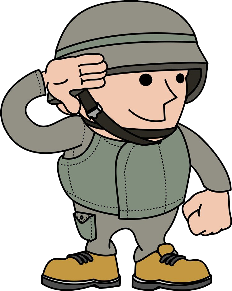 Soldier Salute Royalty-free Military Clip Art - Soldier Salute Royalty-free Military Clip Art (745x937)
