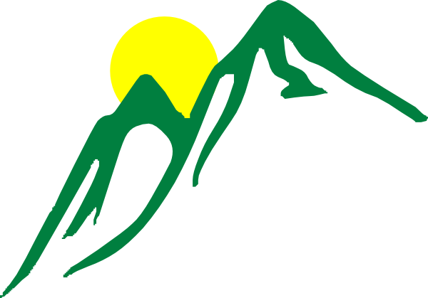 28 Collection Of Sunrise Clipart Logo - Mountain Clipart (600x419)