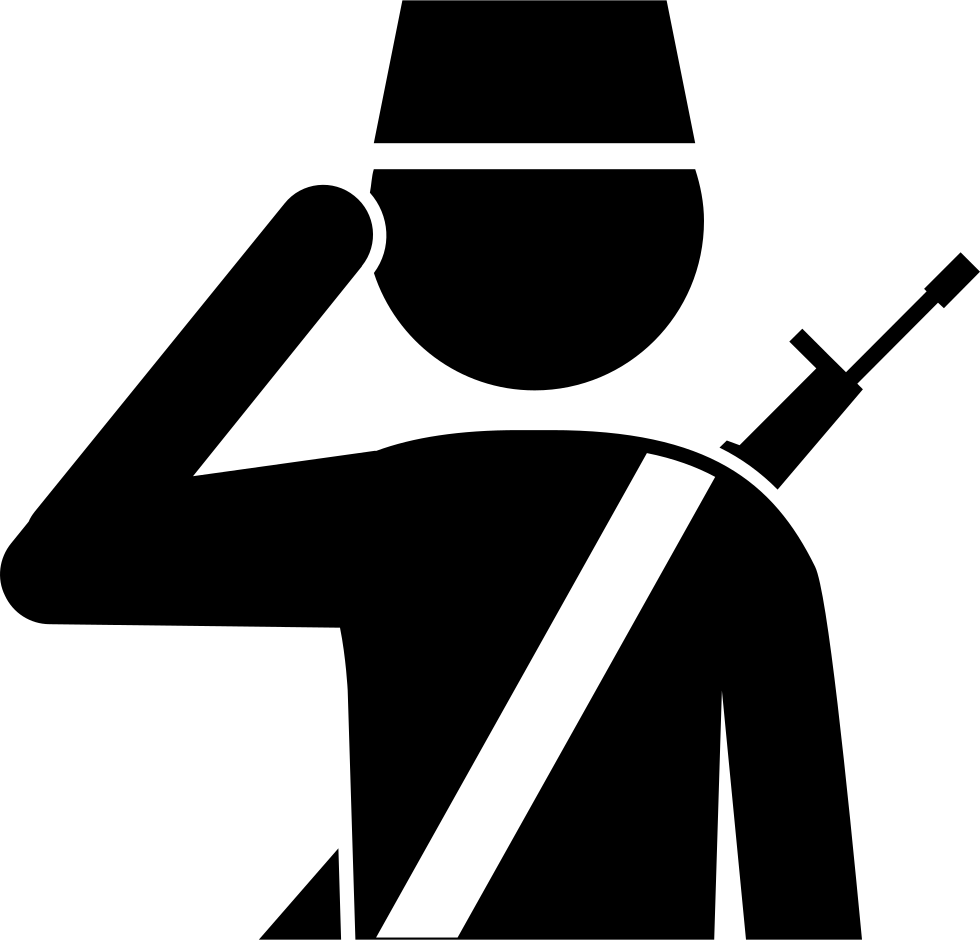 Soldier Salute Comments - Army Icon (980x940)