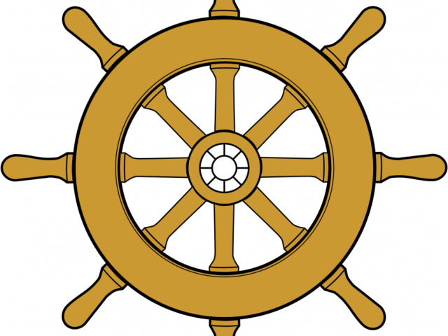 Ships Wheel Clipart - Ship Steering Wheel (640x480)