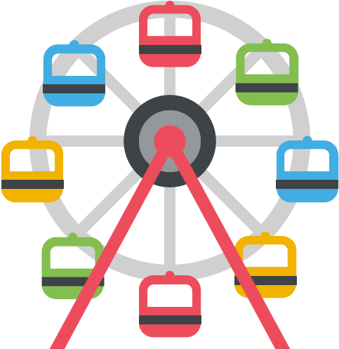Ferris Wheel Emoji - Ferris Wheel Emoji Png (512x512)