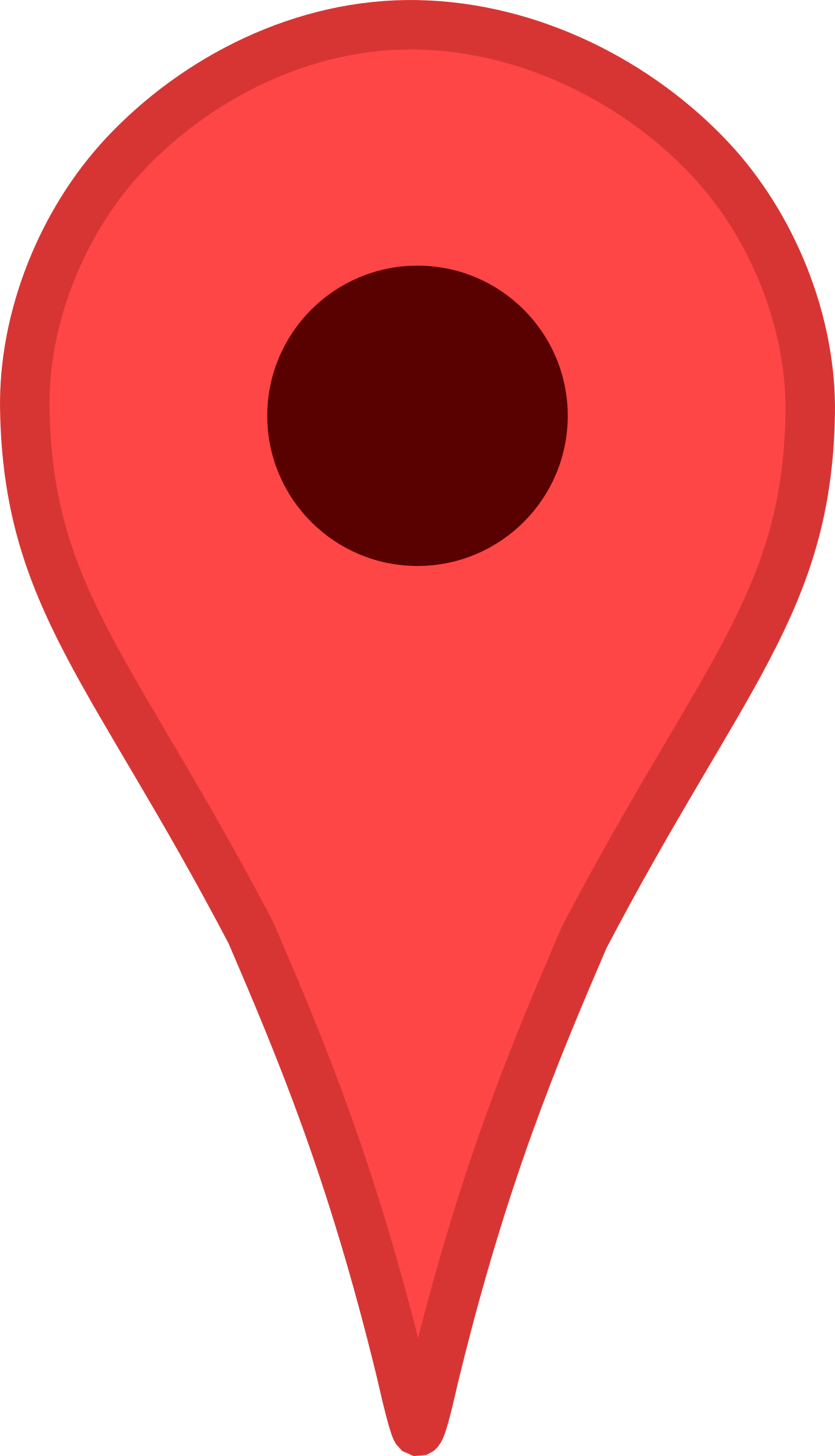 Pin 2 - Google Maps Pin Png (1376x2400)