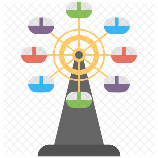 Ferris Wheel Icon - Ferris Wheel (512x512)