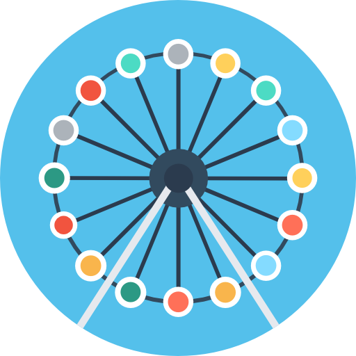 Ferris Wheel Free Icon - Ferris Wheel (512x512)