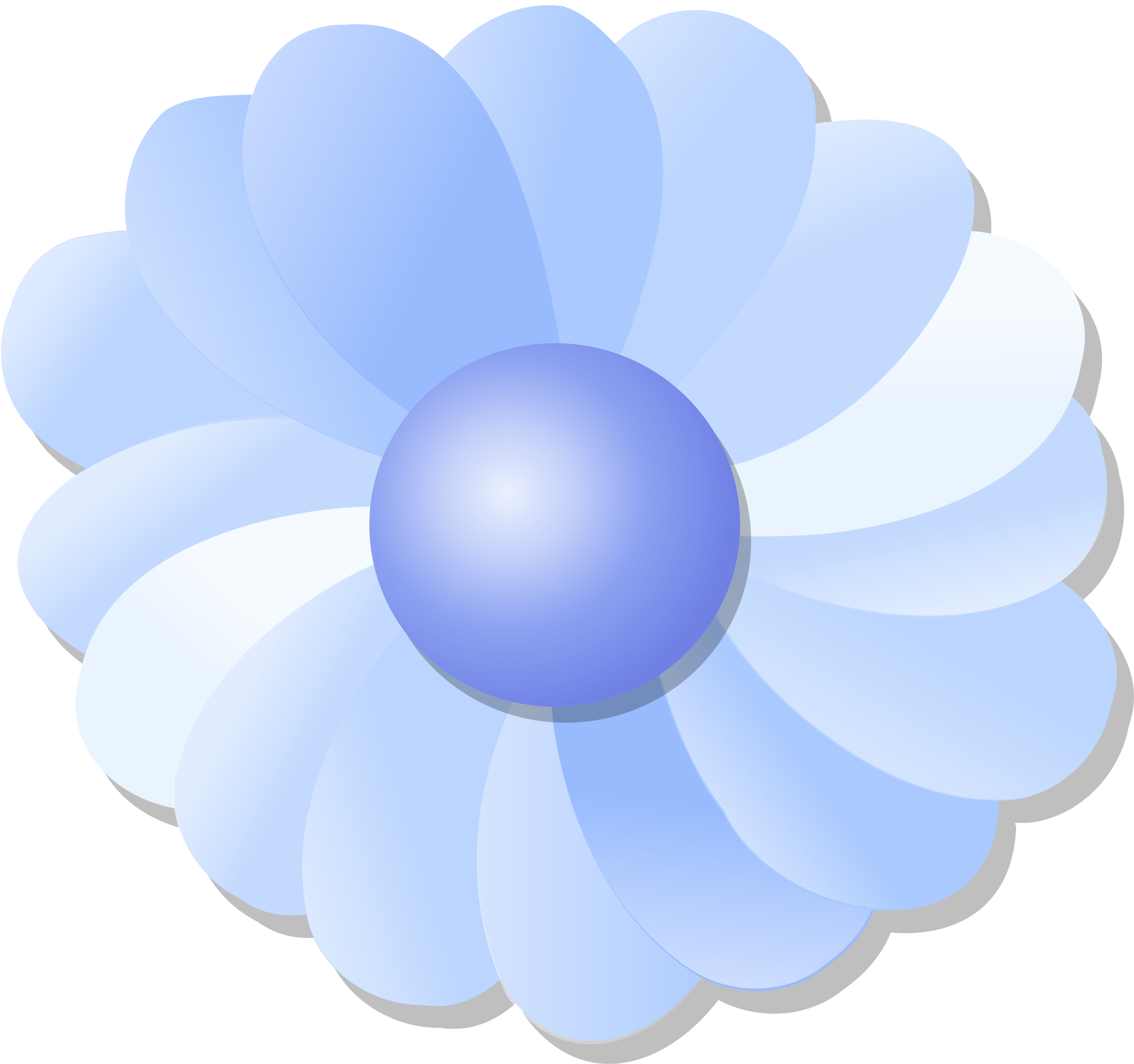 Similar Clip Art - Flower (2400x2400)