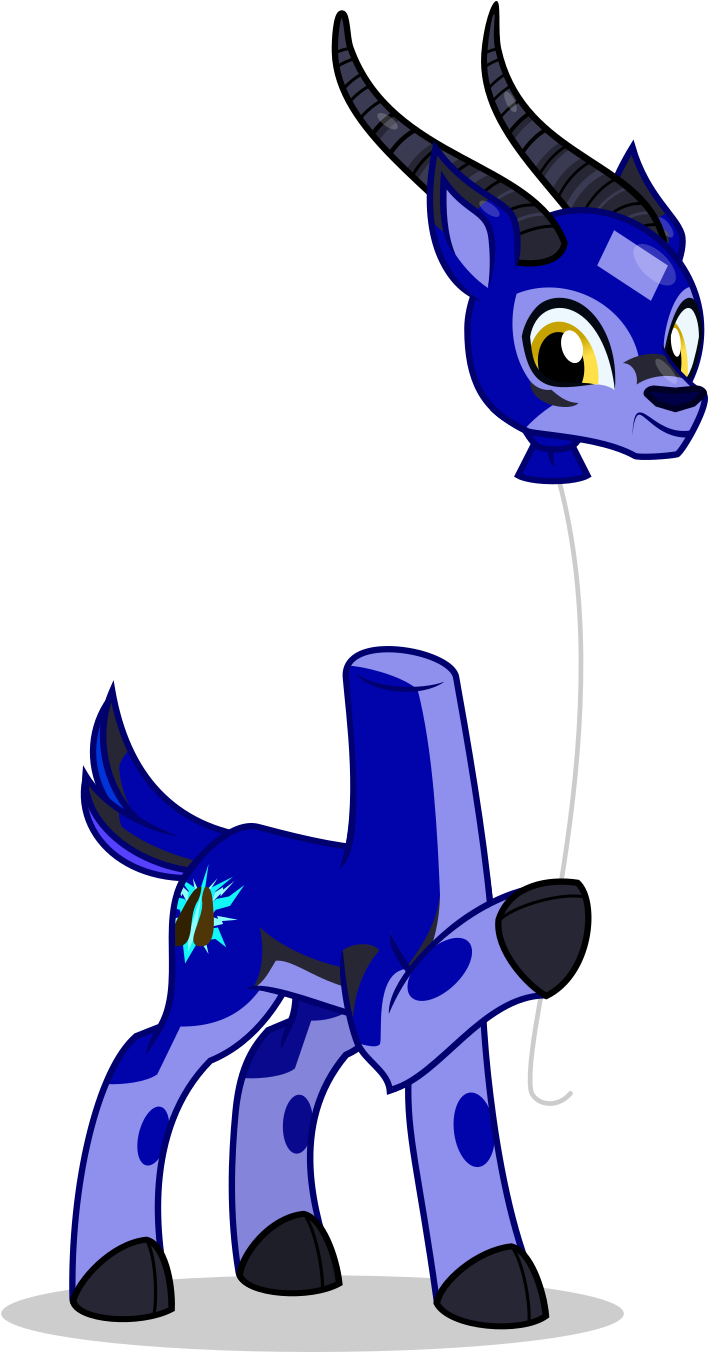 Mlp-trailgrazer, Balloon Head, Gazelle, Male, Oc, Oc - Tagged (771x1351)