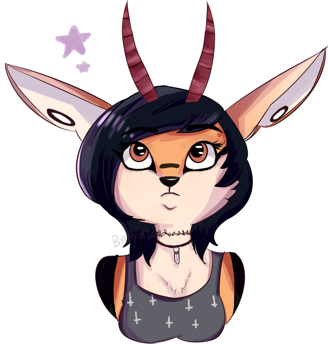 Furry Gazelle By Brendymaker Furry Gazelle By Brendymaker - Gazelle Furry (1280x1408)