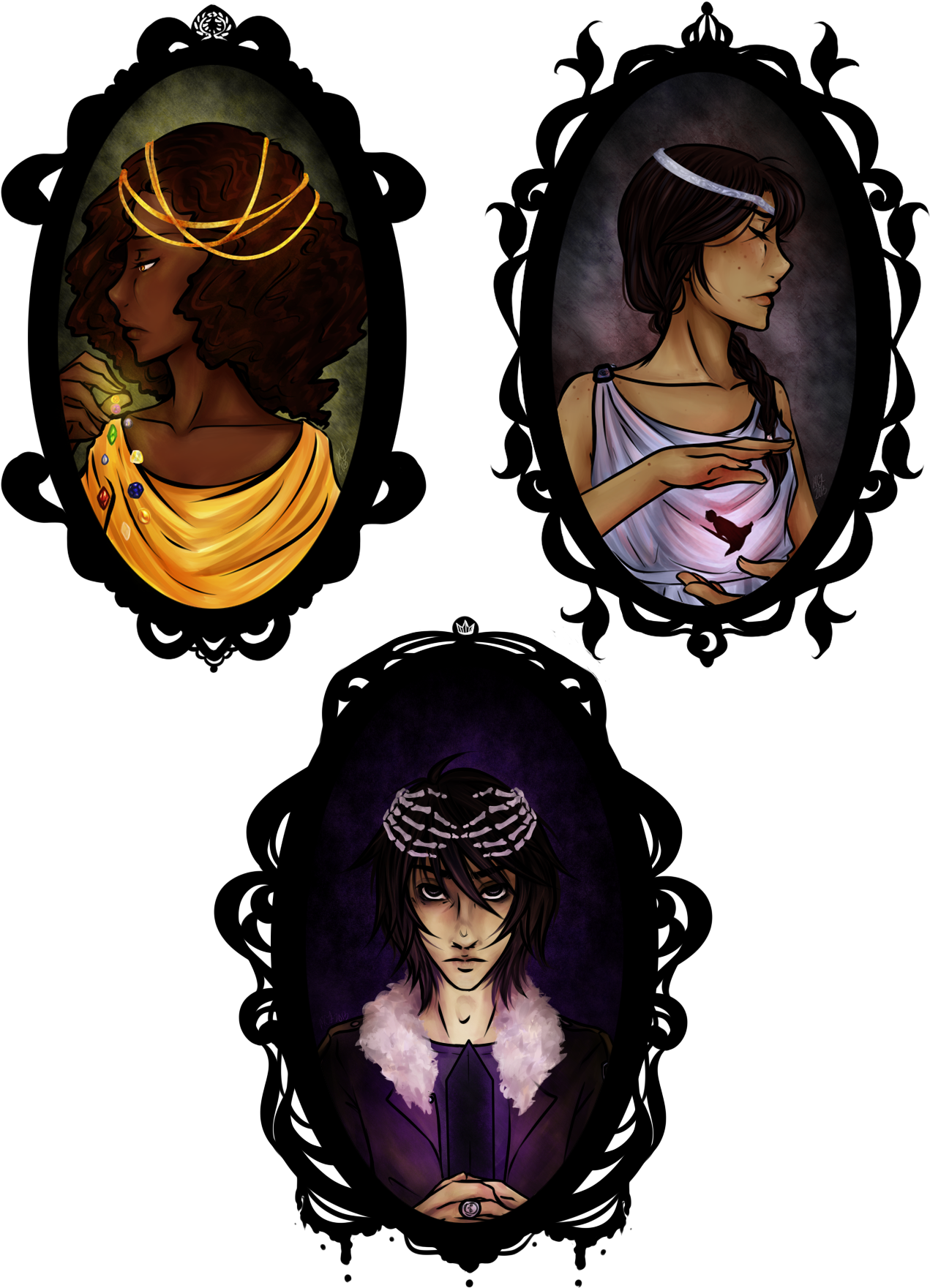 Children Of The Underworld By Mitkun - Nico Di Angelo Hazel Levesque (1292x1770)