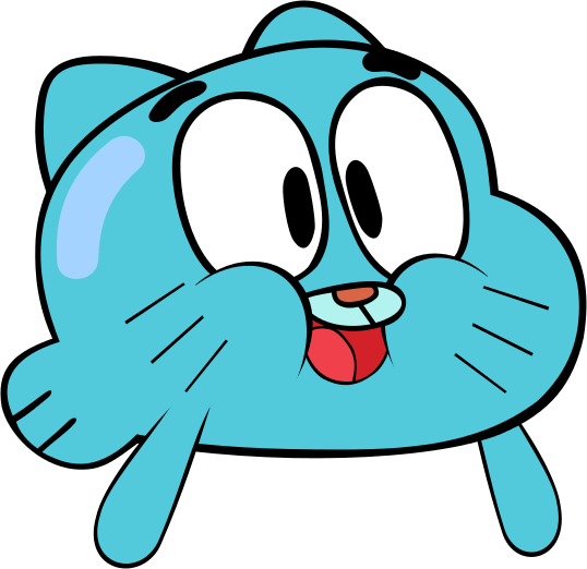 Gumball The Catfish By Megarainbowdash2000 - The Amazing World Of Gumball (538x522)