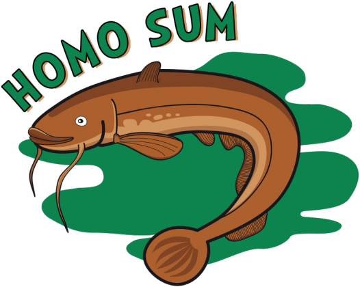 Homo Sum - Cartoon (526x420)