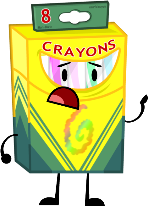 Wolfiethephoenix 57 17 Box Of Crayons By Xanyleaves - Cartoon (900x700)